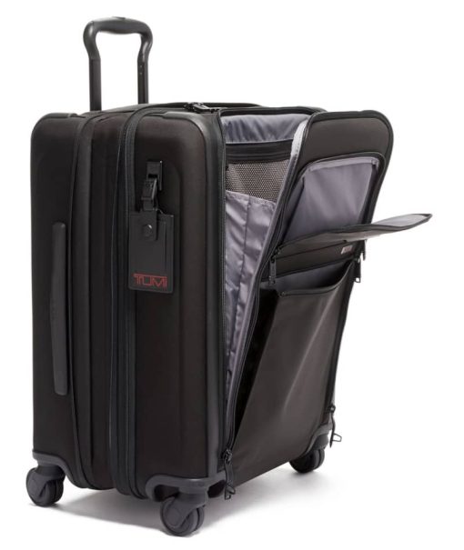 TUMI Alpha 3 Black Continental Expandable 4 Wheeled Carry-On - Image 3