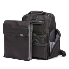 TUMI Alpha 3 Black Compact Laptop Brief Pack - Image 4