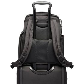 TUMI Alpha 3 Black Compact Laptop Brief Pack - Image 5