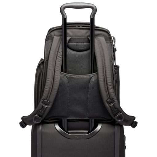 TUMI Alpha 3 Black Compact Laptop Brief Pack - Image 5