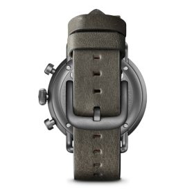 Shinola The Canfield Chrono Gunmetal Dial Leather Watch, 43mm - Image 5
