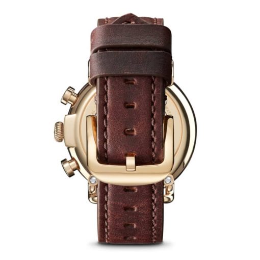 Shinola The Runwell Chrono Ivory Dial Cattail Leather Watch, 41mm - Image 5
