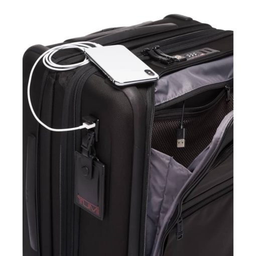 TUMI Alpha 3 Black Continental Expandable 4 Wheeled Carry-On - Image 5