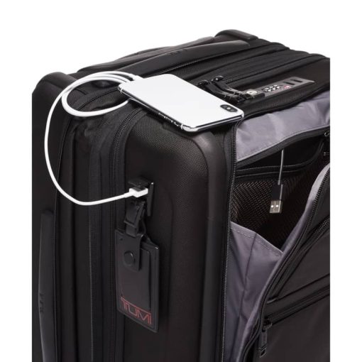 TUMI Alpha 3 Black International Expandable 4 Wheeled Carry-On - Image 6