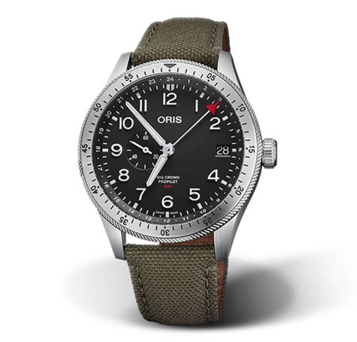 Oris Big Crown ProPilot Timer GMT Automatic Stainless Steel Mens Watch