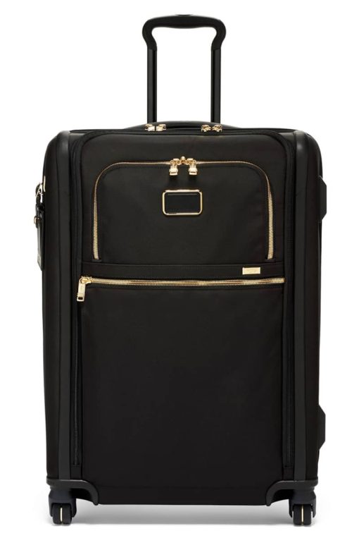 TUMI Alpha 3 Black/Gold Short Trip Expandable 4 Wheeled Packing Case