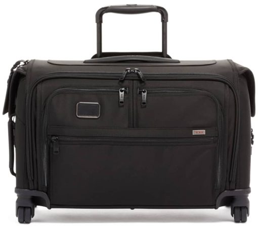 TUMI Alpha 3 Black Garment 4 Wheeled Carry-On