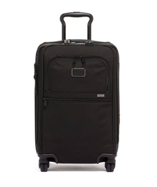 TUMI Alpha 3 Black International Office 4 Wheeled Carry-On