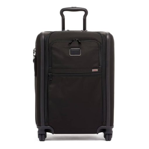 TUMI Alpha 3 Black Continental Expandable 4 Wheeled Carry-On