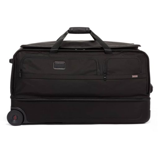 TUMI Alpha 3 Black Large Split 2 Wheeled Duffel
