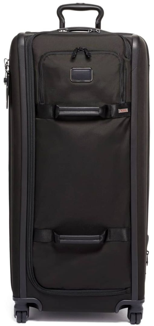 TUMI Alpha 3 Black Tall 4 Wheeled Duffel Packing Case