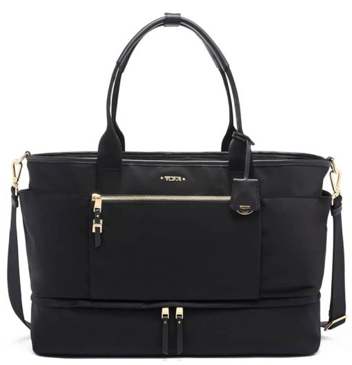 TUMI Voyageur Black Cleary Weekender Tote