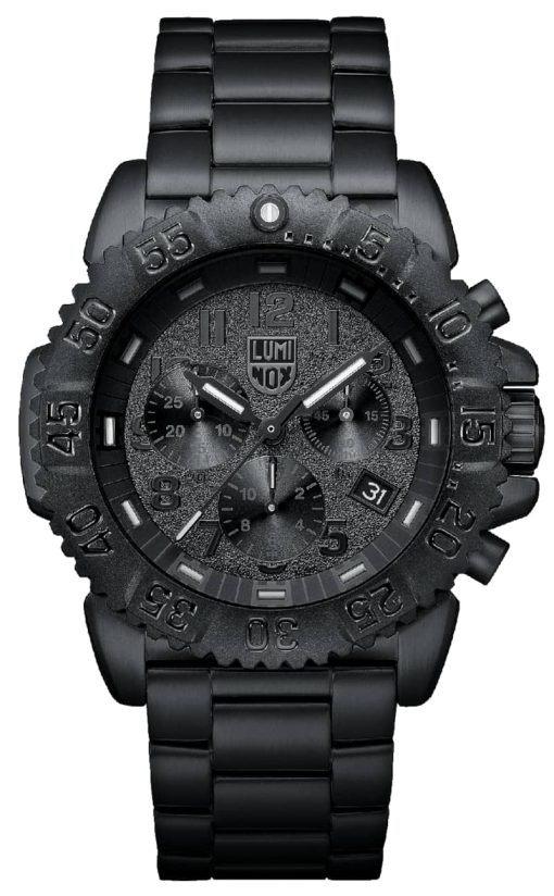 Luminox 3180 Series Navy Seal Colormark Chrono Black Stainless Steel Mens Watch
