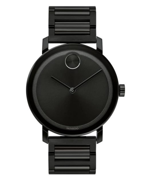 Movado Bold Evolution 40mm Black Ion-Plated Stainless Steel Mens Watch