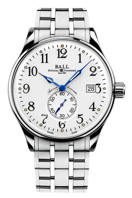 Ball Trainmaster Standard Time Watch, Stainless Steel Bracelet, 40mm