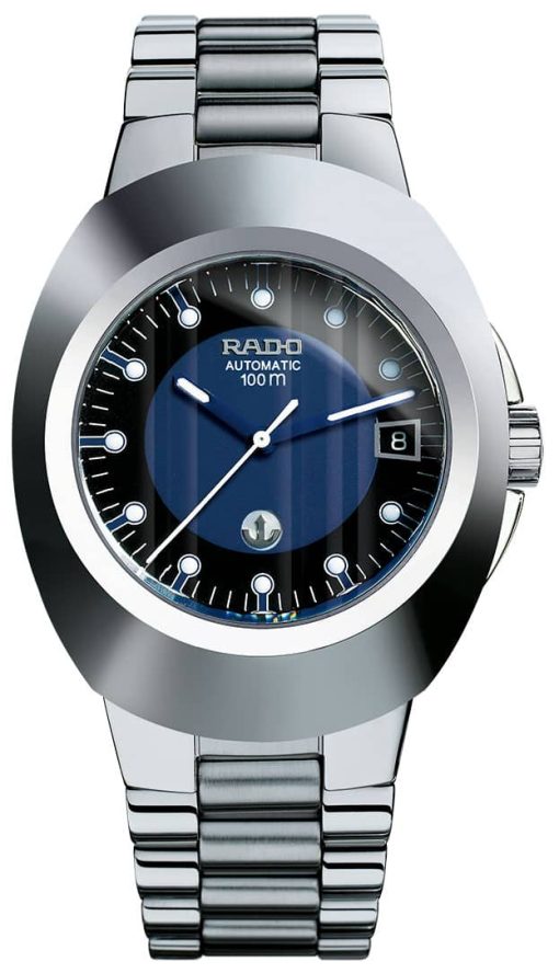 Rado New Original Automatic Blue Dial Stainless Steel Watch, 39mm