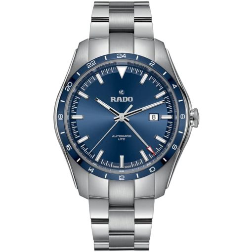 Rado HyperChrome Automatic UTC Blue Dial Stainless Steel Watch, 44mm