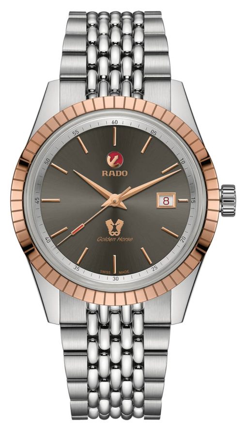 Rado Golden Horse Automatic 41.8mm Two-Tone Stainless Steel And Grey Mens Watch