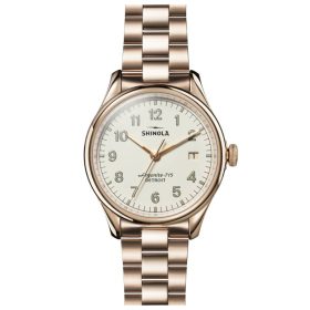 Shinola The Vinton Ivory Dial Watch, 38mm