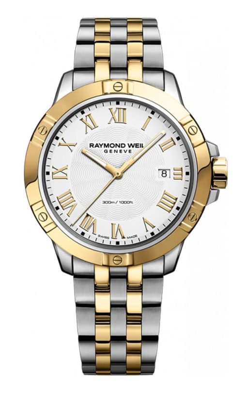 Raymond Weil Tango Quartz White Dial Two-Tone Bracelet Watch, 41mm