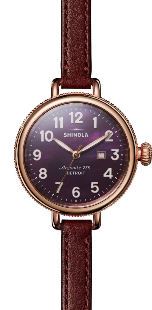 Shinola The Birdy Rose Gold Watch, 34mm