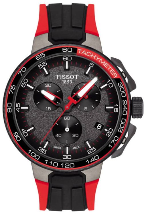 Tissot T-Race Cycling Vuelta Collection Black And Red Watch, 45mm