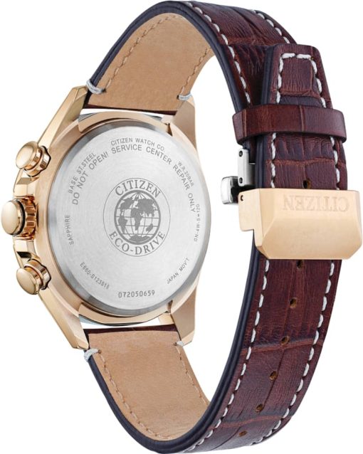 Citizen PCAT Green Dial Leather Watch, 43mm - Image 3