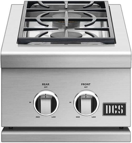 DCS 14" Built-In Stainless Steel Double Sideburner
