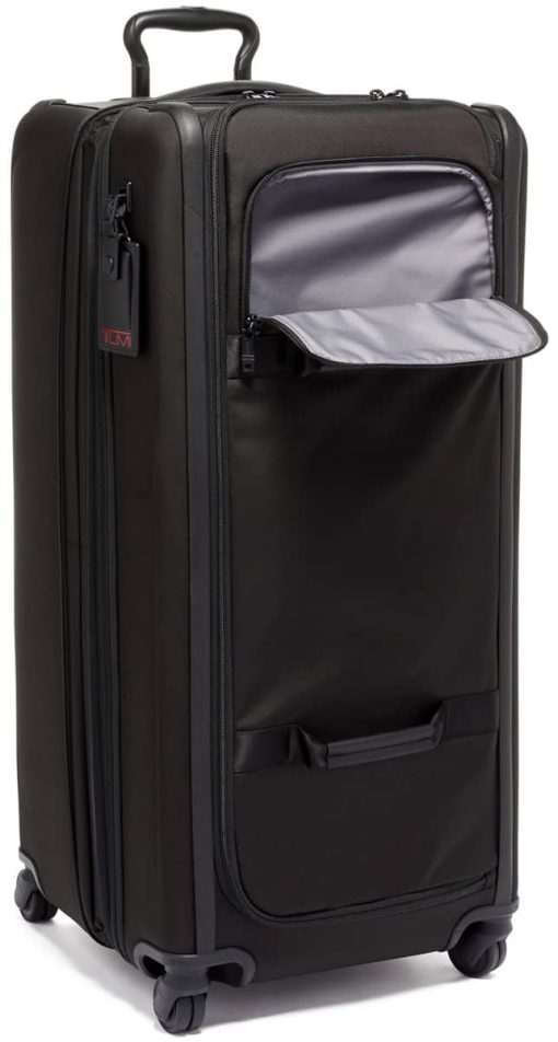 TUMI Alpha 3 Black Tall 4 Wheeled Duffel Packing Case - Image 4