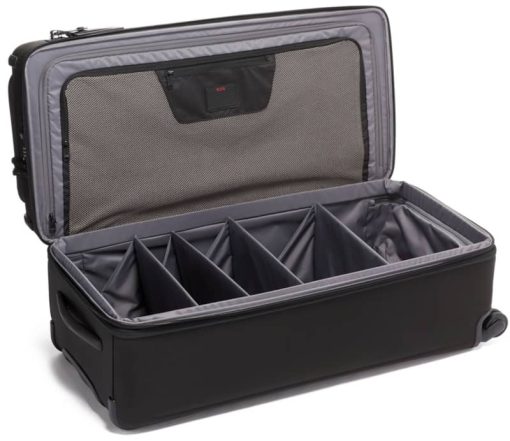 TUMI Alpha 3 Black Tall 4 Wheeled Duffel Packing Case - Image 2