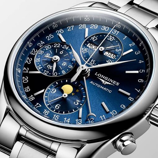 Longines Master Collection Sunray Blue Dial Stainless Steel Watch, 40mm - Image 2