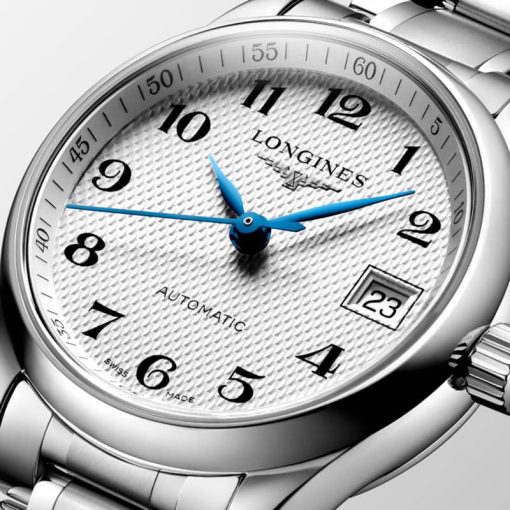 Longines Master Collection Stainless Steel Watch, Silver Dial, 25.50mm - Image 2