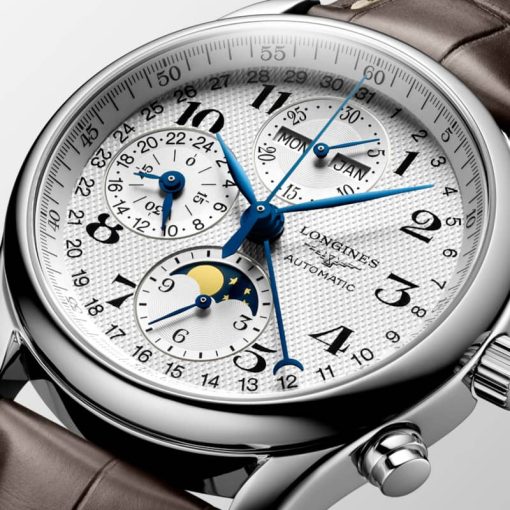 Longines Master Collection Stainless Steel Case And Barleycorn Dial Mens Watch - Image 3