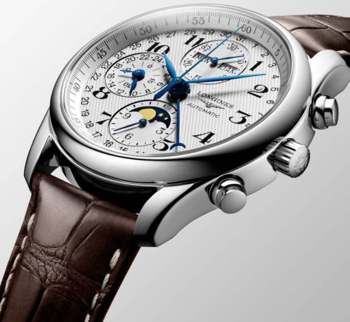 Longines Master Collection Stainless Steel Case And Barleycorn Dial Mens Watch - Image 2
