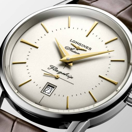 Longines Flagship Heritage Stainless Steel Case And Silver Dial Mens Watch - Image 2