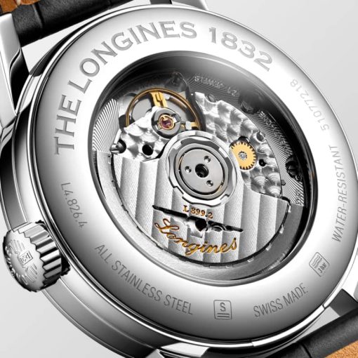 Longines The Longines 1832 Stainless Steel Case And Beige Dial Mens Watch - Image 4
