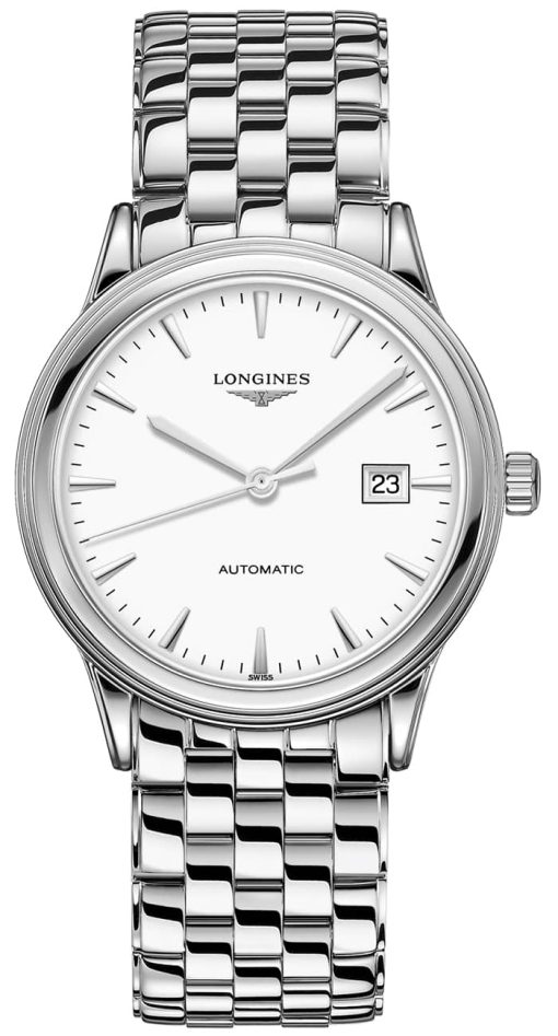 Longines Flagship Stainless Steel Case And White Dial Mens Watch