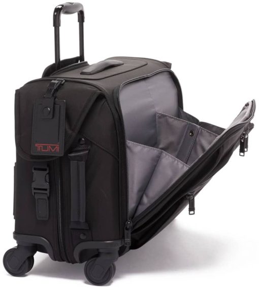 TUMI Alpha 3 Black Garment 4 Wheeled Carry-On - Image 4