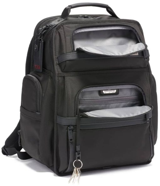 TUMI Alpha 3 Black Brief Pack - Image 3