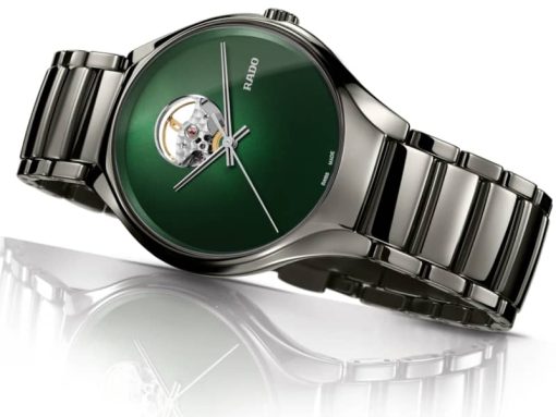 Rado True Secret Green Dial Grey Ceramic Watch, 40mm - Image 3