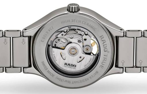 Rado True Secret Green Dial Grey Ceramic Watch, 40mm - Image 5