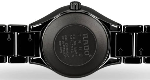 Rado True Automatic Diamonds Black Dial Ceramic Watch, 30mm - Image 3