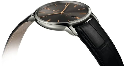 Rado DiaMaster Thinline Automatic Green Dial Leather Watch, 41mm - Image 2