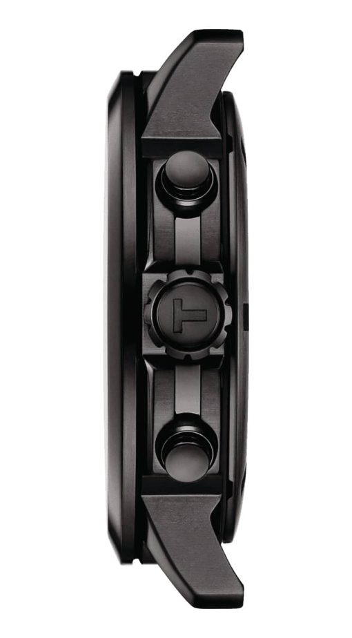 Tissot T-Sport PRC 200 Chronograph Black Stainless Steel Watch, 43mm - Image 2