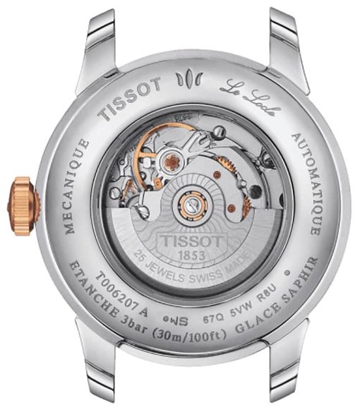 Tissot Le Locle Automatic Lady Silver Dial Two-Tone Stainless Steel Watch, 29mm - Image 3