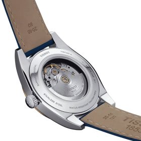 Tissot Gentleman Automatic Powermatic 80 Silicum Blue Dial & Strap Watch, 40mm - Image 5