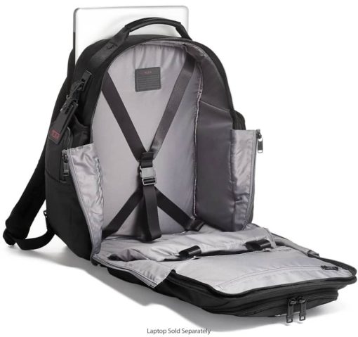 TUMI Alpha 3 Black Travel Packing Backpack - Image 5