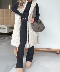 Women's Oversized Zipper Long Vest (Buy 2 Free Shipping)