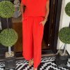 Women's Casual Solid Color Lightweight Matching Two Piece Set (Buy 2 Free Shipping)