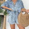Women's Casual Washed Denim Tencel Set (Buy 2 Free Shipping)